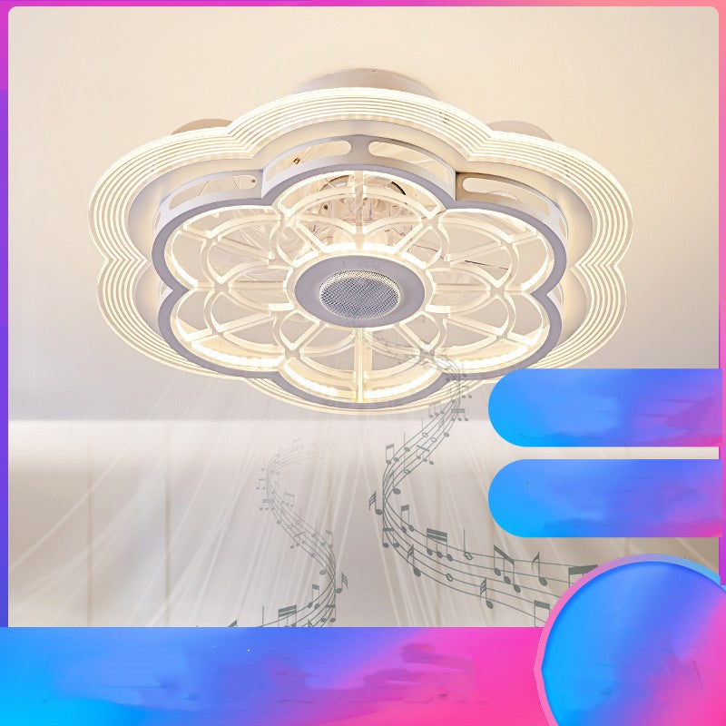 Super Quiet Bedroom Ceiling Fan Light Simple