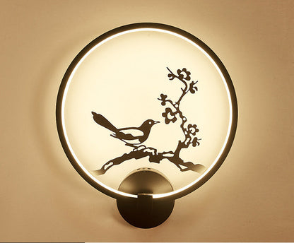 Simple Chinese Style Mural LED Wall Lamp