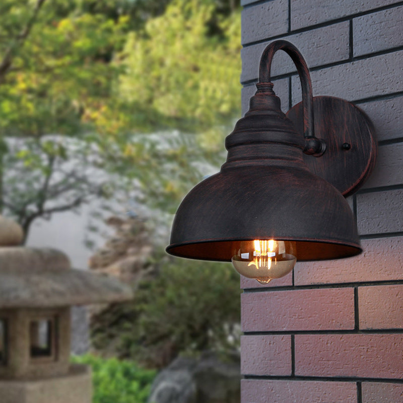 American Simple Outdoor Waterproof Wall Lamp