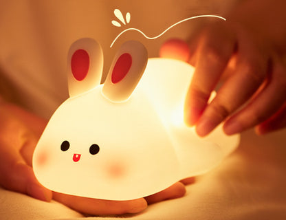 Cute Silicone Night Lights Sheep Cartoon Bedroom Lamp