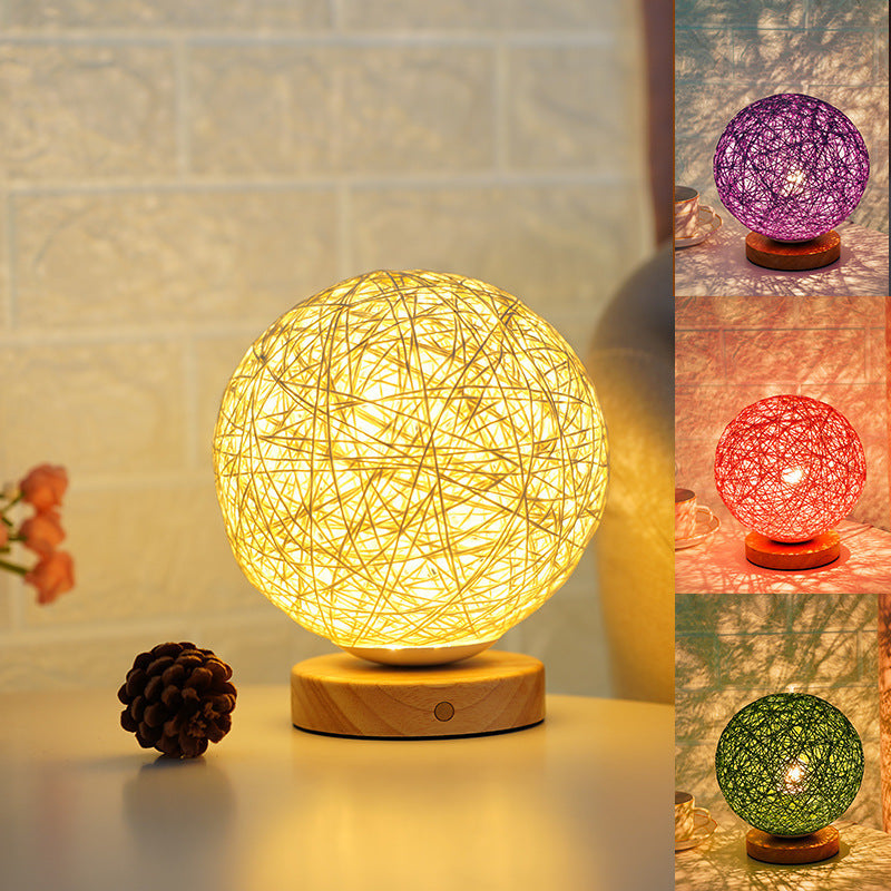 Sepak Takraw LED Night Light Creative Starry Sky Bedside