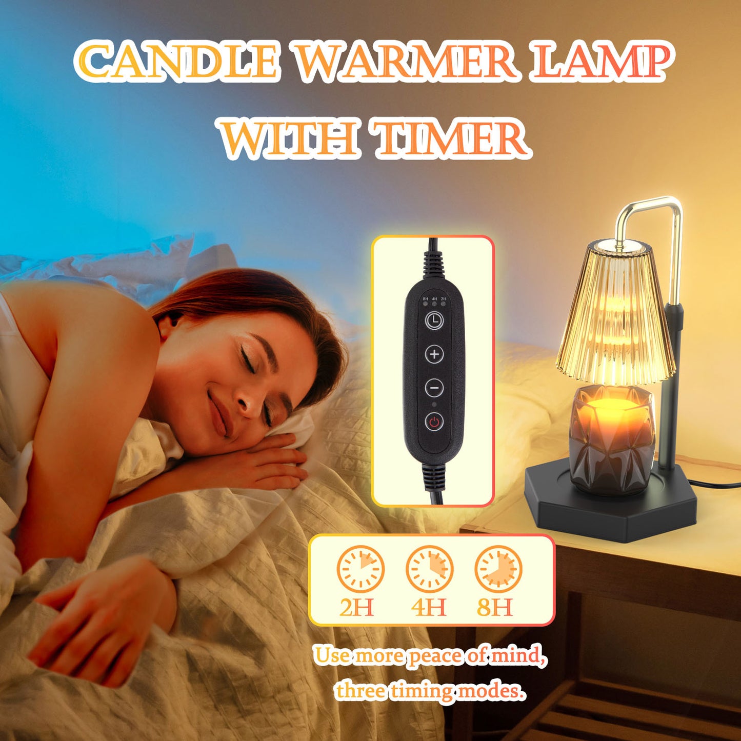 Candle Warmer Lamp Dimmable And Timer Candle Warmer