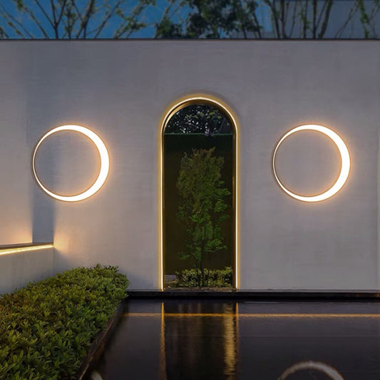 Outdoor Simple Round Wall Lamp Waterproof