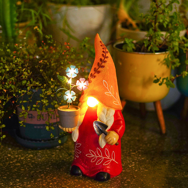 Solar Powered Lamp Goblin  Outdoor Decoration