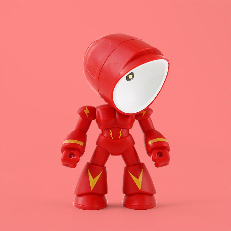 Cute LED Hero Table Lamp Mini Portable Cool Night Light