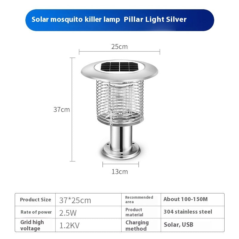 Outdoor Waterproof Solar Mosquito Lamp Household