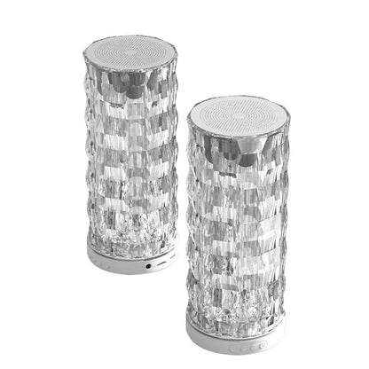 Crystal Lamp Atmosphere Light Desktop Sound Subwoofer Speaker