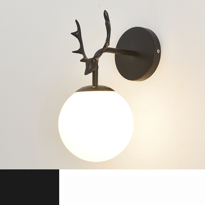 Modern Minimalist Creative Round Glass Wall Lamp