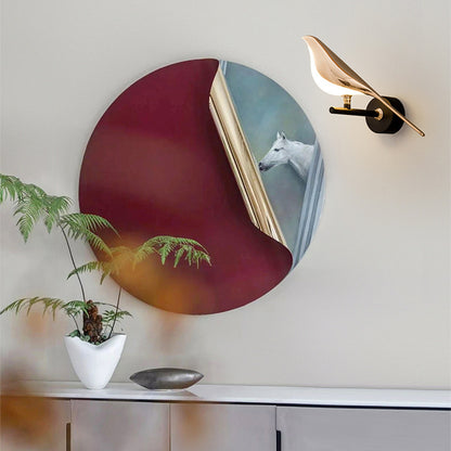 Creative Bird-shaped Bedroom Living Room Wall Lamp