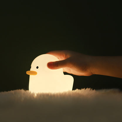 Nordic Cute Lovely Cartoon Dull Duck Led Night Light