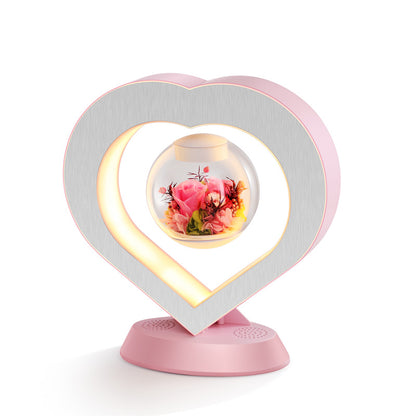 Heart Floating Table LED Night Light Magnetic Levitation Creatives Lamp