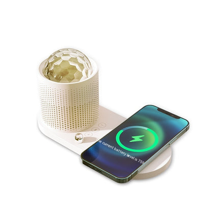 Bluetooth Speaker Wireless Charger Starry Sky Small Night Lamp