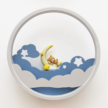 Modern Minimalist Cartoon Children's Room Wall Lamp