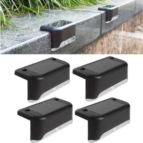 New Solar Deck Lights Outdoor Waterproof LED Steps Lamps For Stairs Fence NEW