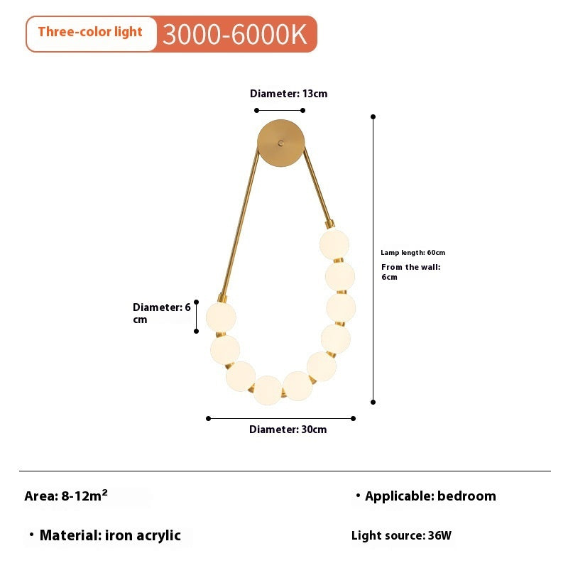 Simple Bedroom Creative Warm High-grade Lamp