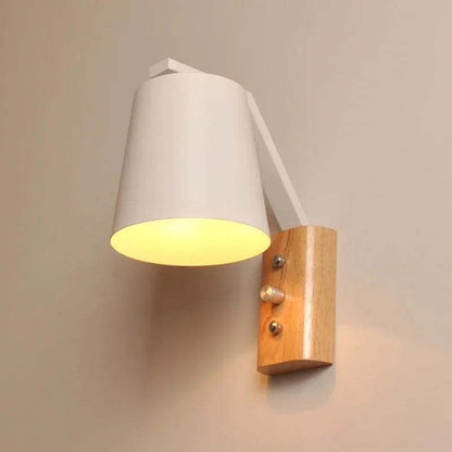 Bedroom Bedside Lamp Bar Aisle Light Solid Wood Lamp