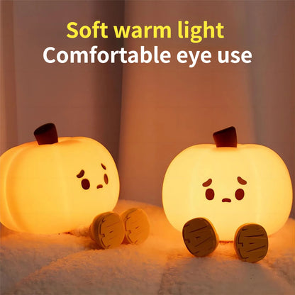 Home Decor Halloween Pumpkin Night Light Cute Lamp