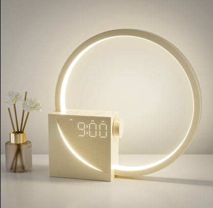Colorful Atmosphere Moon Light Clock Wake Up Light