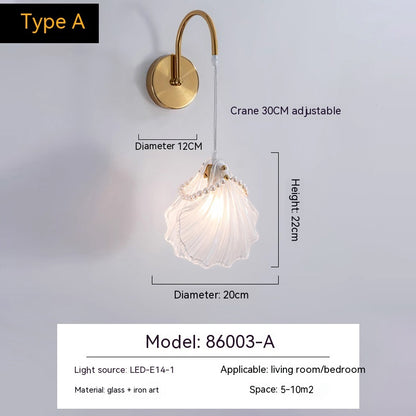 Pearl Simplicity Suspension Wire Wall Lamp