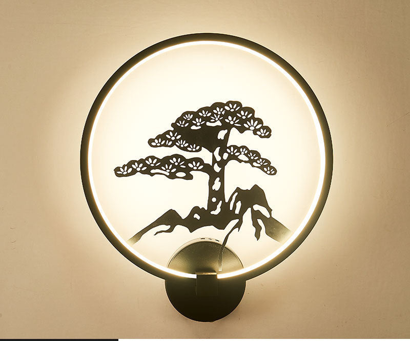 Simple Chinese Style Mural LED Wall Lamp