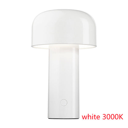 Designer Mushroom Table Lamp Night Light Portable Cordless Touch Rechargeable