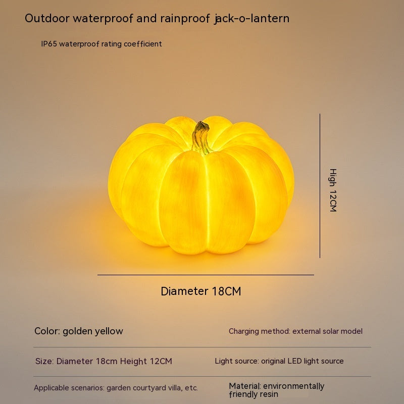 Outdoor Solar Pumpkin Lights Rural Farm Lawn Lamp