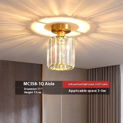 Copper Light Luxury Ceiling Lamp