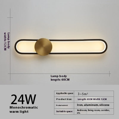 Modern Minimalist Wall Lamp Light Luxury Romantic Living Room