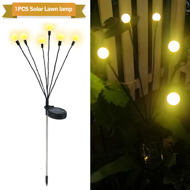 Simulation Firefly Solar Light Outdoor Decor Solar LED Lights Outdoor Garden Lights