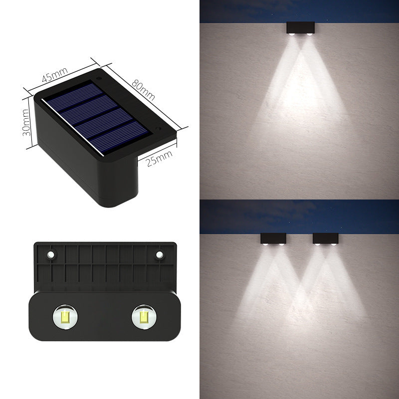 LED Aisle Fence Light Solar Energy Wall Lamp