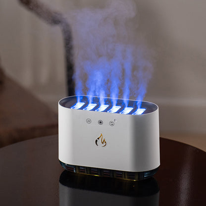 Dynamic Flame Humidifier USB Portable H20 Light