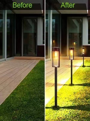 Lawn Lamp Outdoor Waterproof Tungsten Wire Solar