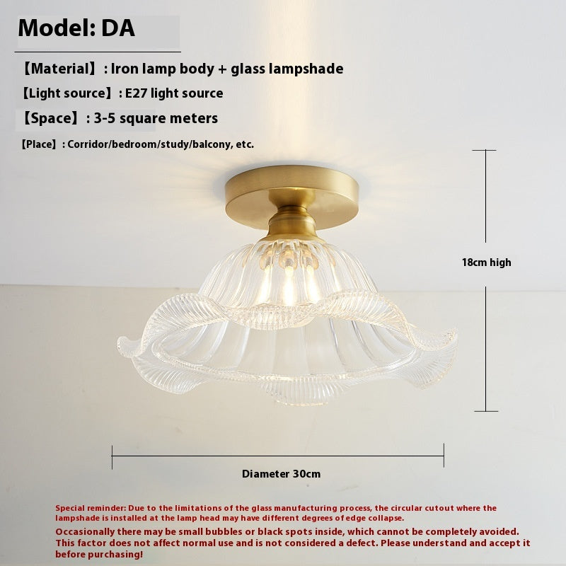 Glass Lampshade Aisle Corridor Balcony Entrance Foyer Lamps