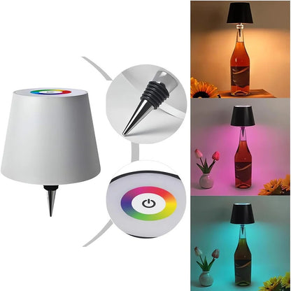 Wireless Desk Lamp LED Creative Wine Bottle Lamp