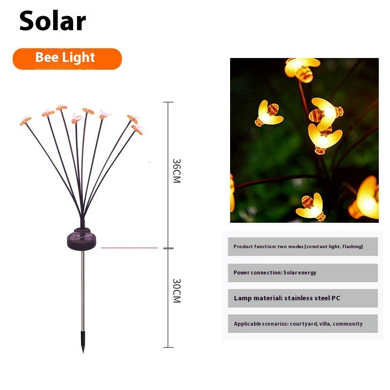 Solar Firefly Villa Outdoor Waterproof Garden Lamp