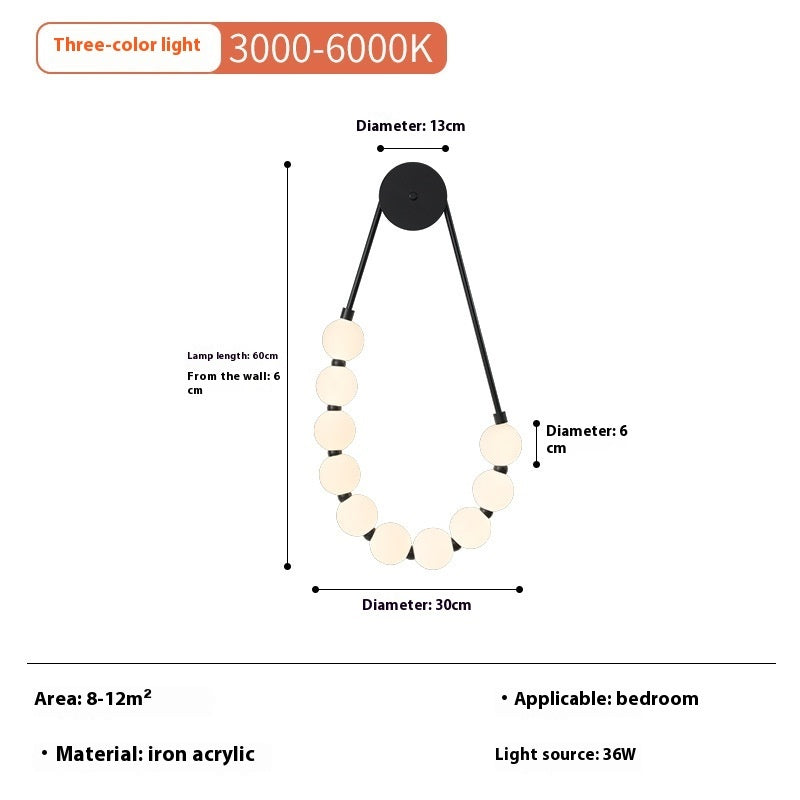 Simple Bedroom Creative Warm High-grade Lamp