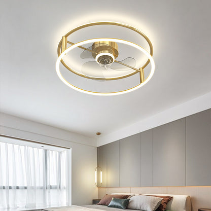 Modern Simple Ceiling Electric Fan Lamp