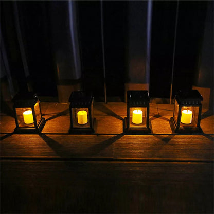 3pcs Solar Powered LED Lantern Lights Waterproof Lamp