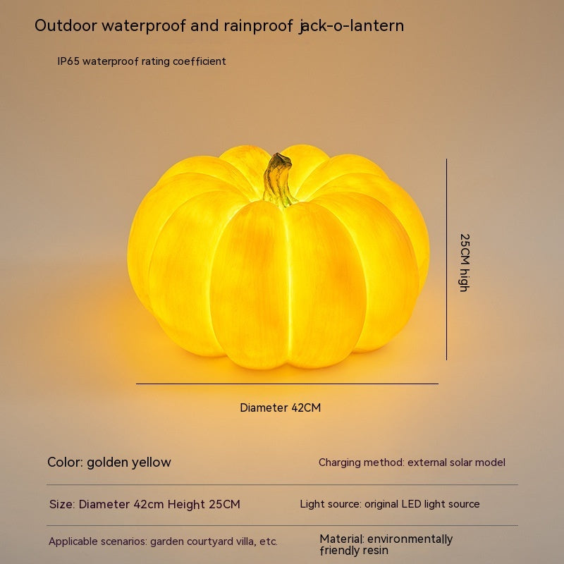 Outdoor Solar Pumpkin Lights Rural Farm Lawn Lamp