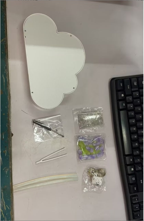 Tulip Night Lamp DIY Material Cloud Tulips Night Lamp Decorative