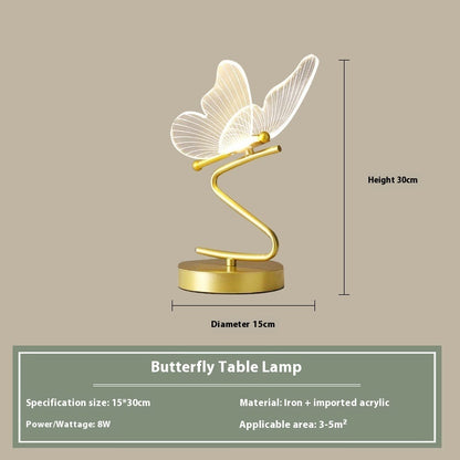 Bedside Lamp Dining Roomliving Room Butterfly Table Lamp