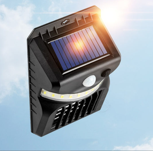 New Solar Wall Lamp Upgrades Mosquito Repellent Function