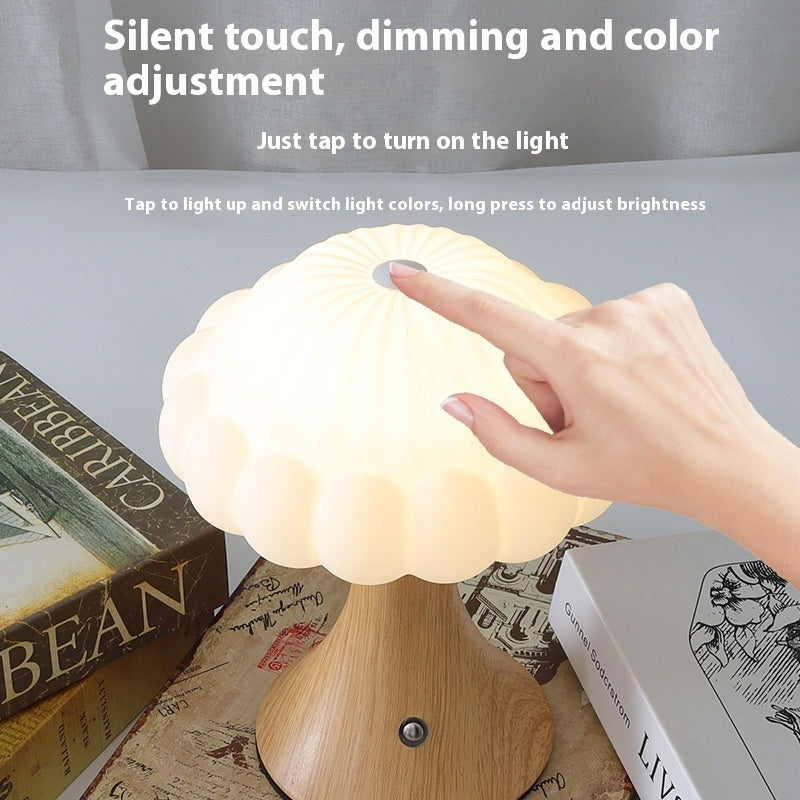 Mushroom Lamp Bar Cafe Decoration Charging Touch Small Night Lamp