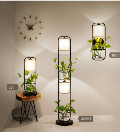 Minimalist Creative Garden Hydroponic Plant Glass Lamp