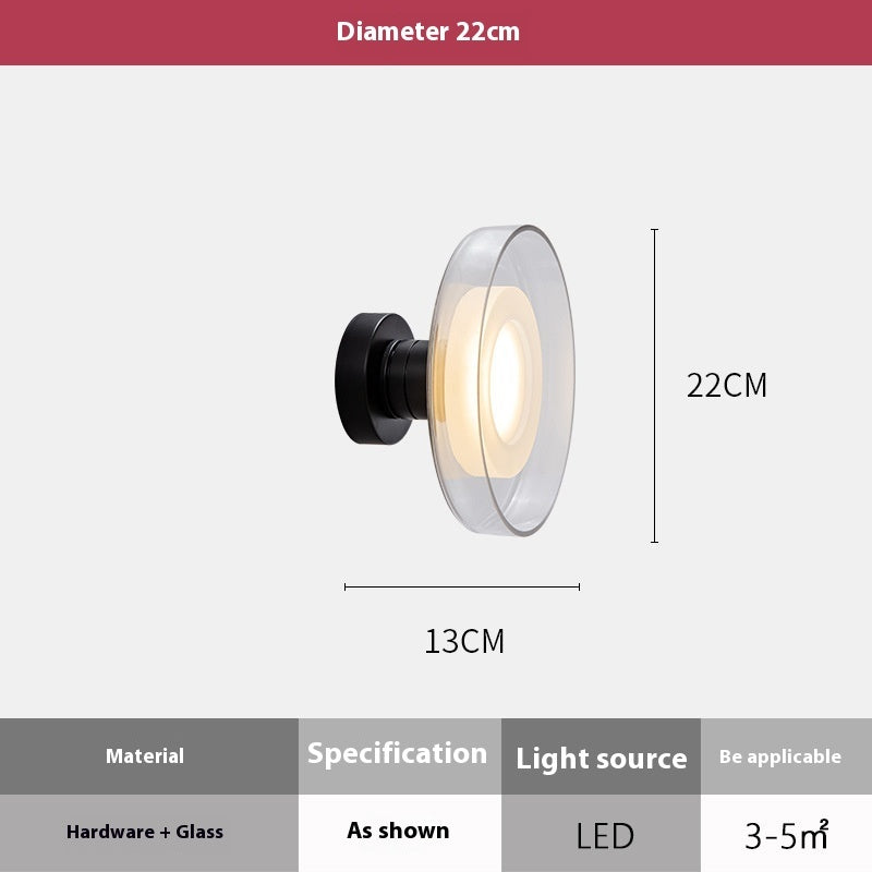 Nordic Designer Round Glass Lamp