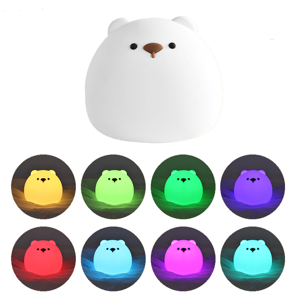 Cute Little Fat Bear Sleeping Light For Girls