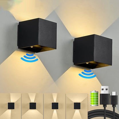 Wiring Free Punch-free Magnetic USB Rechargeable Led Aisle Wall Lamp