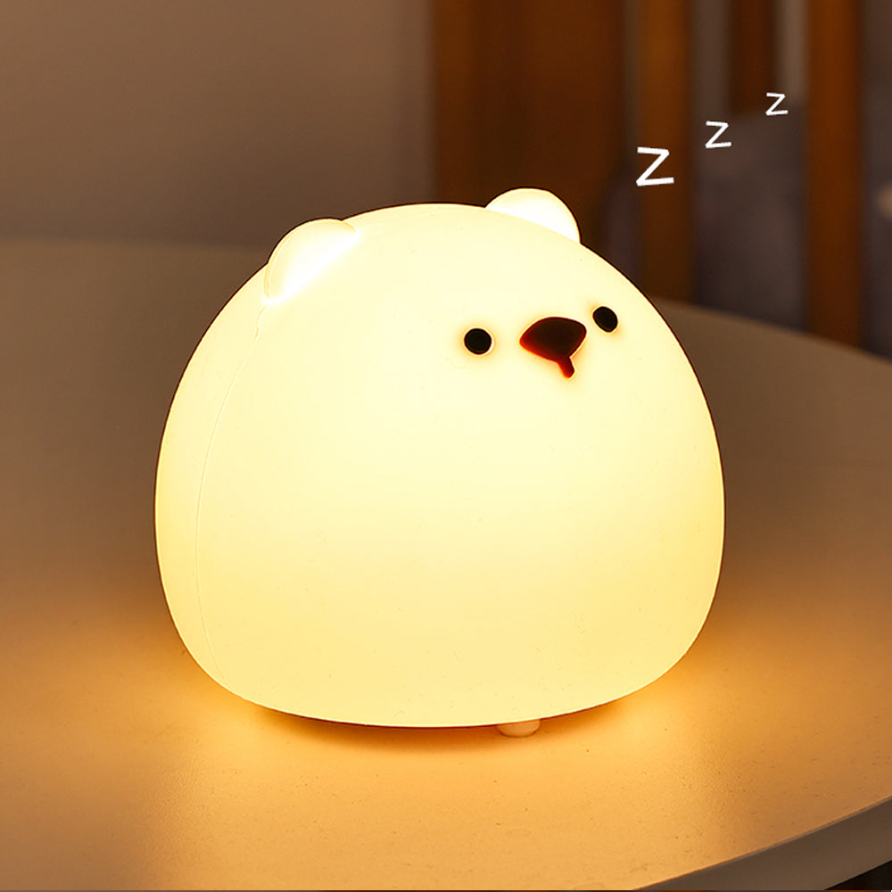 Cute Little Fat Bear Sleeping Light For Girls