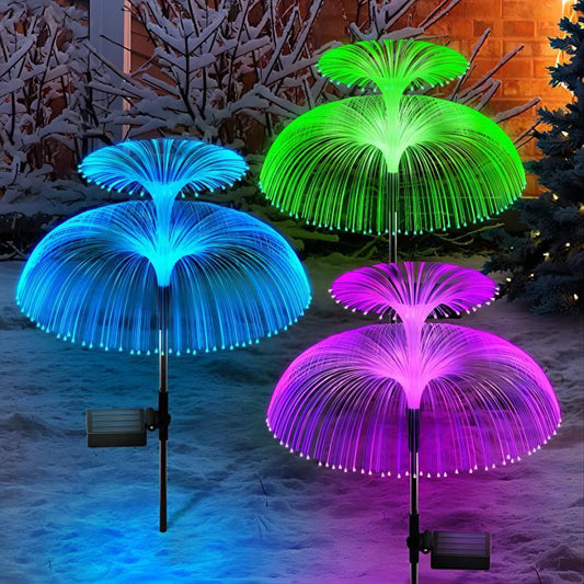 Solar Colorful LED Jellyfish Light Outdoor