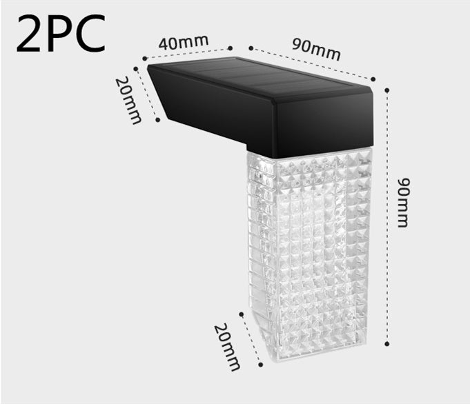 LED Solar Stairs Lights Outdoor Lighting Yard Decoration